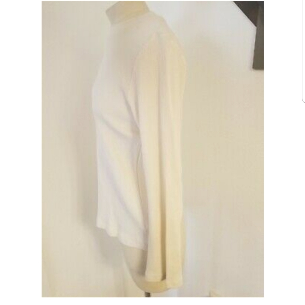 LNA Crewneck Ribbed Sweatshirt Top M Bell Sleeves - Picture 2 of 6